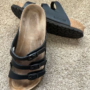 Birkenstock Women's Florida Birko-Flor Sandal BLACK